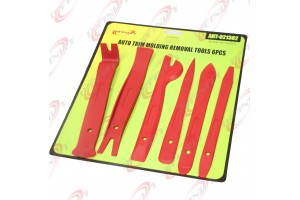  6PCS POLY BLEND PRY TRIM REMOVAL TOOL REMOVER DASH DOOR PANEL RADIO VENTS KIT 